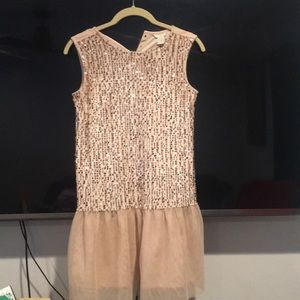 Rose gold dress